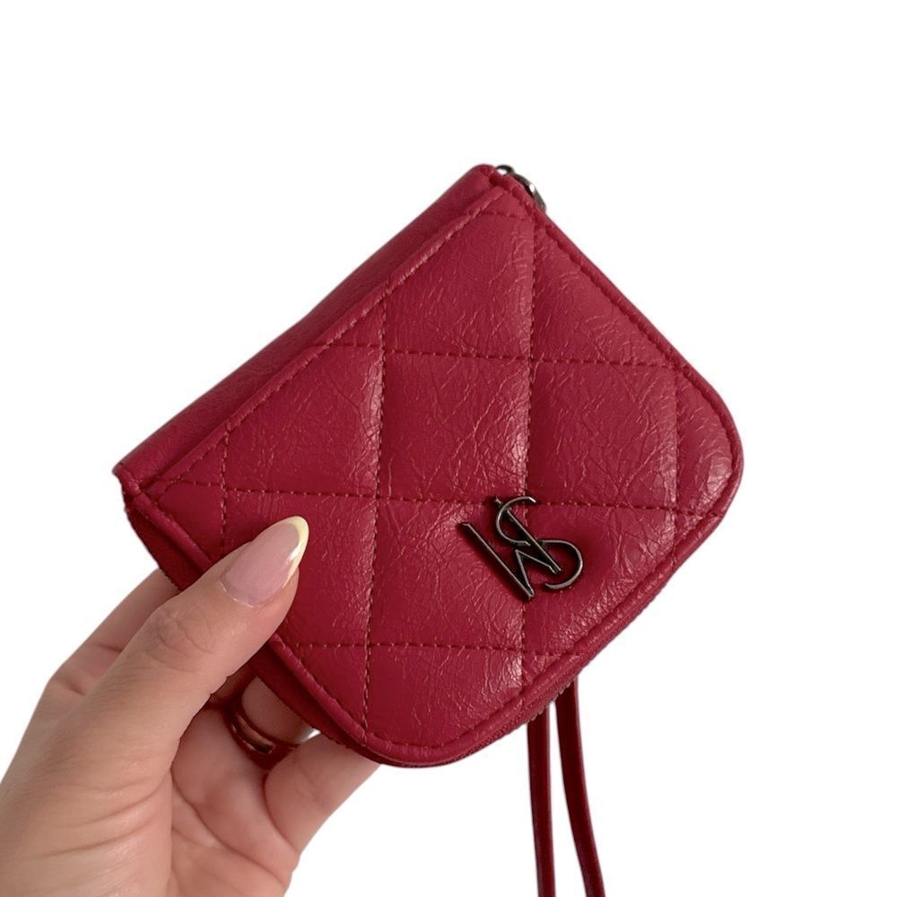 Steve Madden Red Quilted Wallet